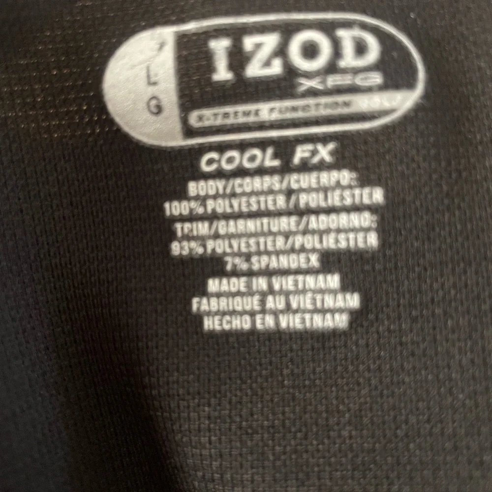 Golf Izod Black and Pink Polo Shirt - Picture 6 of 6
